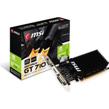 MSI Msı VGA Gt 710 2GD3H Lp GT710 2gb Ddr3 64B DX12 Pcıe 3.0 X16 (1xvga 1xdvı 1xhdmı)