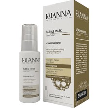 Bianna Köpüren Maske Bubble Mask Ginseng Özlü ve Yatıştırıcı Cilt Bakım Maskesi - 75 ml