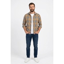 Alaska The Last Frontier premium kumaş limited edition slim fit erkek gömlek-tek ürün-