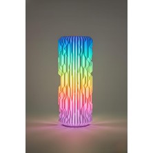 Ayrex Zay Home Design Neksus Core Rgb Oyuncu Masa Lambası, 3D Baskı Renk Değiştiren Dekoratif Le