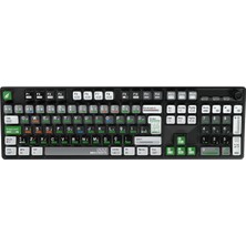 Ayrex HK510 Mekanik Prelubed Switch Hot Swap Rgb Tri-Mode Kablosuz/bluetooth Full Türkçe Gaming Kl