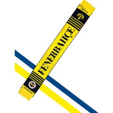 Unısex Sarı Lacivert Fenerbahçe Dokuma Atkı