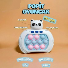 PopŞeker Sesli Işıklı Elektronik Popit Stres Oyuncağı - 999+ Seviye 4 Oyun Modu - Çocuklar Için Zeka Geliştirici Hız Oyunu