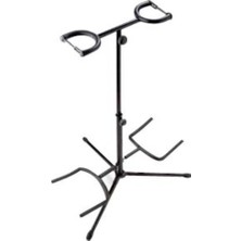 Ayrex Rocket Music GST02BK Çift Gitar Standı, Siyah