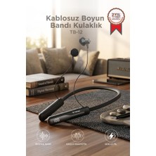 Ayrex Bluetooth Kulaklık Kulak Içi Boyuna Asılabilir 5 Ses Değiştirme Modlu Kablosuz Kulaklık