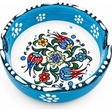 Es Dekor Seramik Çini Işlemeli Küllük - 1 Adet (9 Cm)