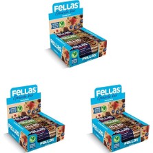 Ayrex Granola Bar Karma Kutu, 3 Çeşit, 12 Adet (3 Paketi)