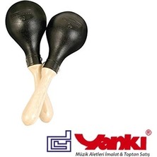 Yankı Büyük Boy Marakas Siyah Örf Müzik Aleti