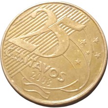 Yediotuz Digital Pazarlama Brezilya 25 Centavos Yabancı Koleksiyon Madeni Para