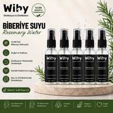 Wiby %100 Doğal Biberiye Suyu Dökülme Karşıtı ve Saç Uzaması Destekleyici Bakım, Güçlendirici Bitkisel Saç Spreyi 5 Li