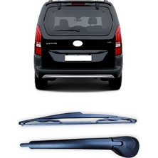 CME PARTS Peugeot Rifter 2019-2026 Uyumlu Arka Cam Silecek Kolu ve Süpürgesi Takım 350MM 6429FI