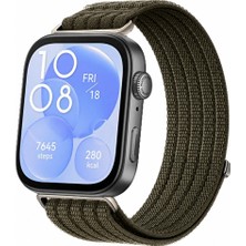 Sneezy Huaweı Watch Fıt 3 Uyumlu Dokuma Kordon Ayarlanabilir Spor Kordon
