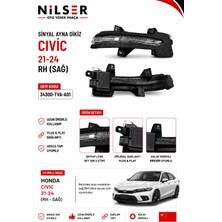 Ns Nilser Auto Parts Honda Civic Ayna Sinyal Sağ 2021-2024 Fe1