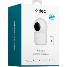 Ttec Wizi Pro 2 Full Hd 3mp 360° Wi-Fi Akıllı Kamera 2AGK04 - Lyon Tech