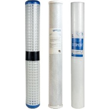 Ayrex 20'' Bina Girişi 3'lü Filtre Seti
