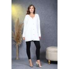 Rd Misstanbul Collection Beyoğlu Taş Detaylı Sakallı Triko Hırka