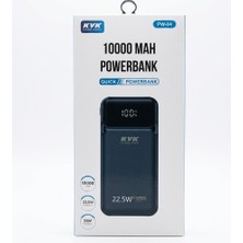 KVK Teknik Servis 10.000 Mah 22.5W Dijital Ekranlı Hızlı Powerbank