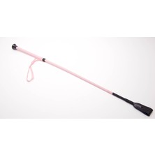 Decathlon Binicilik Kamçısı - Pembe - 69 cm Fiberglas Uç Meridyendukkan Pembe Fouganza