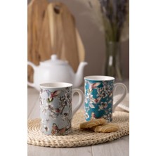 My Balli Store Fine China Mugs Coffee Kupa (Set Of 2)