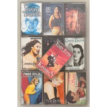 Raks 10 Tane Türkçe Pop Kaset Lotu (Fotoğraftaki Kasetler Gönderilecektir)
