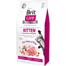 Brit Care Tahılsız Healthy Growth Tavuk Hindili Yavru Kedi Maması 7 kg