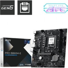 MSI Msı Pro B860M-E Ddr5 6400MHZOC 1851P Matx