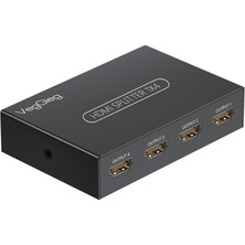 Veggieg 4K 30Hz 1 Giriş 4 Çıkış HDMI Splitter Görüntü Ayırıcı Adaptör