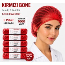 OEM Kırmızı Bone 52 cm Büyük Boy – 5 Adet x 200 Lü Paket – Toplam 1000 Adet