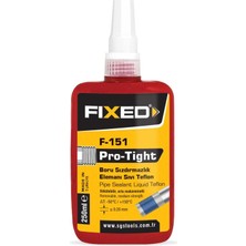 Sgs Fıxed F151 Pro-Tight Sökülebilir Orta Mukavemetli Boru Sızdırmazlık Elemanı 250ML