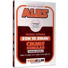 Yediiklim Yayınları Ales Master Serisi Sayısal Yetenek Tamamı Çözümlü Son 10 Sınav Çıkmış Sorular