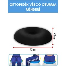 St. Morritz Oturma Simidi Oturma Minderi Yuvarlak Sandalye Araç Ofis Sandalye Minderi Visco