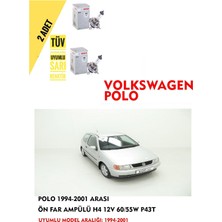 Bosch Volkswagen Polo 1994-2001 Arası Ön Far Ampül Takımı 2 Adet