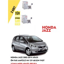 Bosch Honda Jazz 2002-2014 Arası Ön Far Ampül Takımı 2 Adet