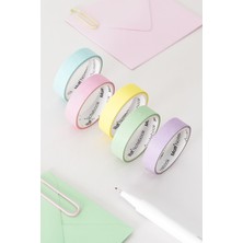 Matt Notebook 5'li Washi Tape Kağıt Bant Seti