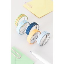 Matt Notebook 5'li Washi Tape Kağıt Bant Seti