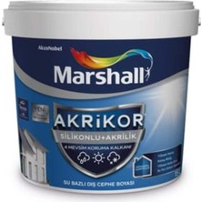 Ayrex Akrikor Silikonlu + Akrilik Dış Cephe Boyası, K5 Renk, 7,5l, Su Itici, Mat Boya