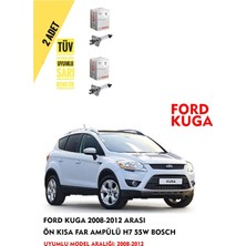 Bosch Ford Kuga 2008-2012 Arası Ön Kısa Far Ampülü (2 Adet) Sarı Renk