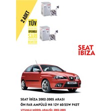 Bosch Seat Ibiza 2002-2005 Arası Ön Far Ampül Takımı 2 Adet