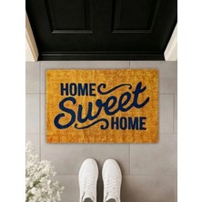 Rotanev Home Sweet Home Retro Tasarım Dekoratif Kapı Önü Paspası 40X60CM