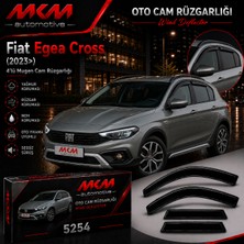 Mkm Fiat Egea Cross 2023 Model Ve Üzeri 4'Lü Mugen Cam Rüzgarlığı