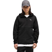 Pumatech Full-Zip Erkek Siyah Günlük Stil Eşofman Üstü 69395101