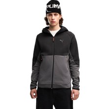 Pumatech Full-Zip Erkek Gri Günlük Stil Eşofman Üstü 69395134