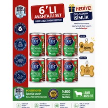 Flexi For 6'lı Avantajlı Set Postbiyotikli Kuzu Etli Yetişkin Köpek Yaş Maması + Özel Tasarım Isimlik Hediye