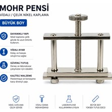 Labolist Mohr Pensi - Vidalı / Çelik Nikel Kaplama - Büyük Boy
