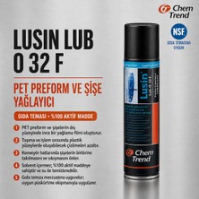 Lusin LUB O 32 F
Gıdaya Uygun Kalıp Yağlayıcı