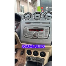 FD Damla Etiket Ford Connect 2009 - 2014 Torpido, Konsol, Trim, Göğüs Kaplama Set Gümüş Gri Renk Özel Dizayn