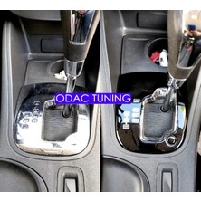 FD Damla Etiket Renault Fluence Otomatik Vites Çerçevesi Kaplama Parlak Siyah - Torpido, Trim, Konsol Kaplama Vites