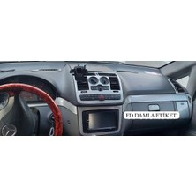 FD Damla Etiket Mercedes Vito Viano 2004-2013 Maun Kaplama Seti Piano Black Renk