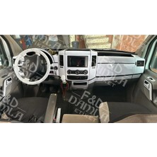 FD Damla Etiket Volkswagen Crafter Torpido, Konsol, Trim, Göğüs Maun Kaplama Full Set Beyaz Renk