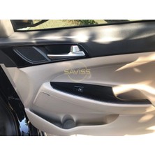 FD Damla Etiket Hyundai Tucson 2015-2018 Konsol ve Trim Kaplama,maun Kaplama Parlak Siyah (Pianoblack)